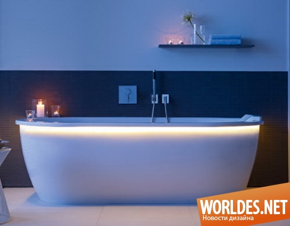 дизайн ванной комнаты, дизайн ванной, ванна, ванная комната, современная ванна, оригинальная ванна, красивая ванна, ванна с подсветкой